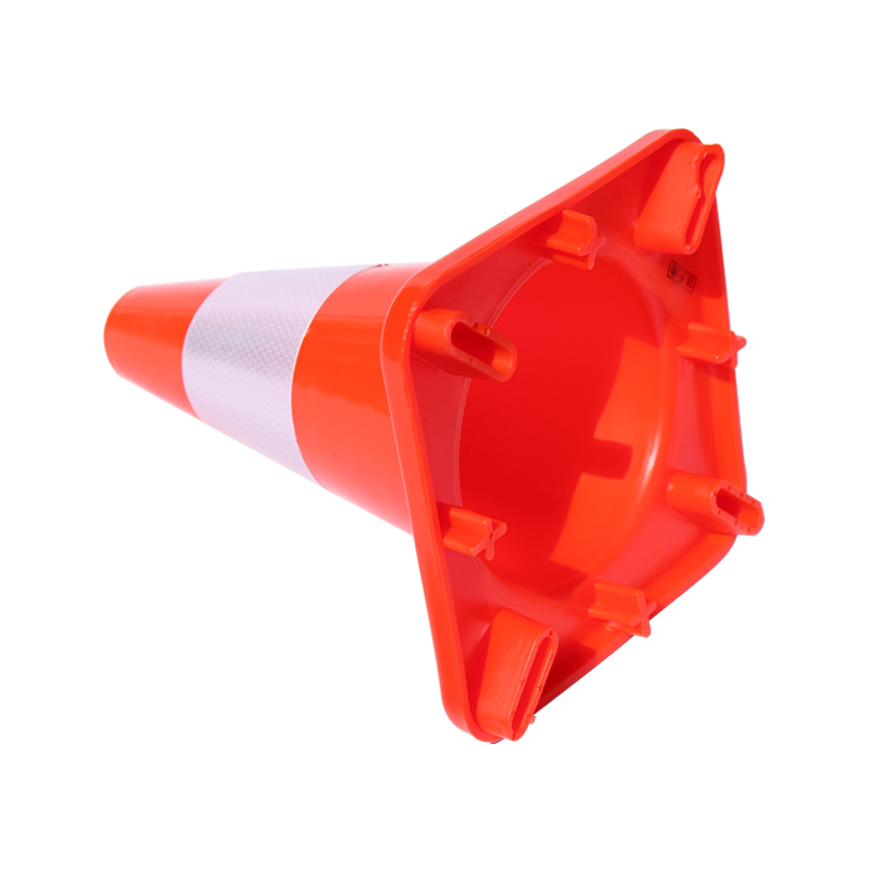con de trafic pvc reflectorizant pentru siguranța rutieră